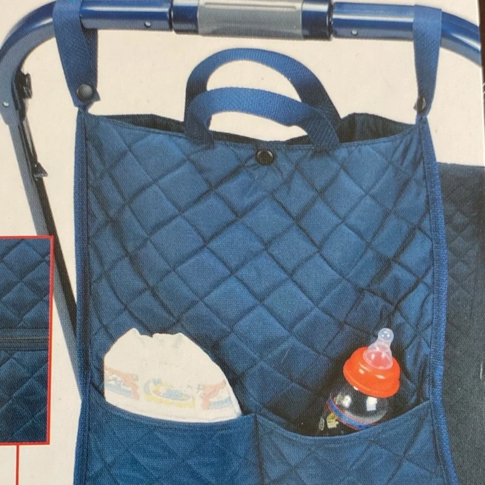 JL CHILDRESS ❤️RED❤️ QUILTED STROLLER TOTE 🍼BABY🍼 BAG 🌟NWT🌟